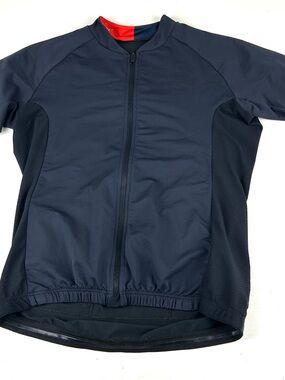 Velocio Signature Jersey Mens Large Black Short Sleeve Cycling Full Zip